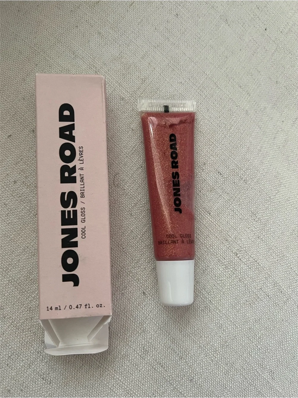 New in box JONES ROAD Cool Gloss in Pink Gold Shimmer -Discontinued